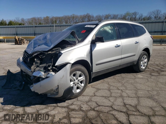 2017 Chevrolet Traverse LS with VIN 1GNKRFED7HJ269154, listed as a Copart auction lot 52735235 with Not Provided miles and Salvage Title. Bid and sale history available at carsss.com. Image 1.