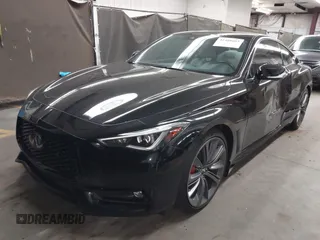 2022 Infiniti Q60 Red Sport 400 with VIN JN1FV7LL4NM680157, listed as a IAAI auction lot 42408607 with 49,060 mi miles and . Bid and sale history available at DreamBid. Image 17.