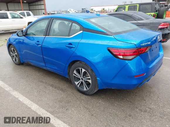 2021 Nissan Sentra SV with VIN 3N1AB8CV5MY313211, listed as a IAAI auction lot 41877064 with 52,621 mi miles and . Bid and sale history available at DreamBid. Image 3.