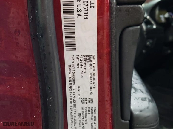 2021 Jeep Grand Cherokee Limited X with VIN 1C4RJFBT4MC767014, listed as a Copart auction lot 86616274 with 15,121 mi miles and Salvage Title. Bid and sale history available at carsss.com. Image 12.