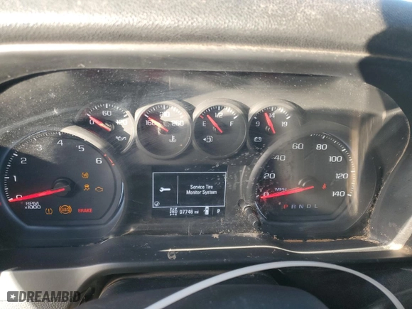 2019 Chevrolet Silverado 1500 Work Truck with VIN 1GCRYAEH5KZ322538, listed as a Copart auction lot 44255415 with 97,746 mi miles and Salvage Title. Bid and sale history available at carsss.com. Image 9.