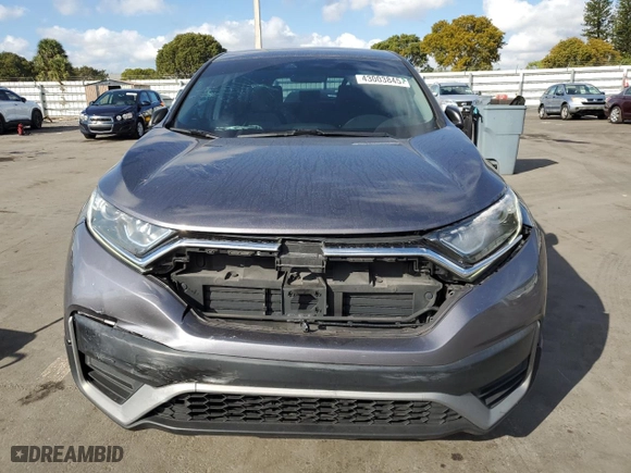 2021 Honda CR-V LX with VIN 5J6RW1H29ML005911, listed as a Copart auction lot 43003845 with 67,387 mi miles and Salvage Title. Bid and sale history available at carsss.com. Image 5.