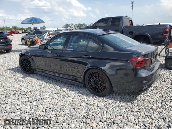 2016 BMW M3 with VIN WBS8M9C50G5D31446, listed as a Copart auction lot 61008545 with 93,040 mi miles and Salvage title. Bid and sale history available at DreamBid. Image 2.