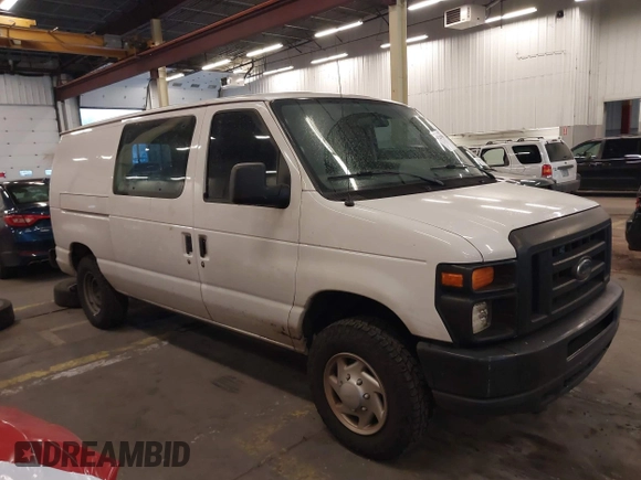 2011 Ford Econoline Cargo Commercial with VIN 1FTNE1EW5BDB01167, listed as a IAAI auction lot 41226859 with 248,606 mi miles and . Bid and sale history available at DreamBid. Image 1.