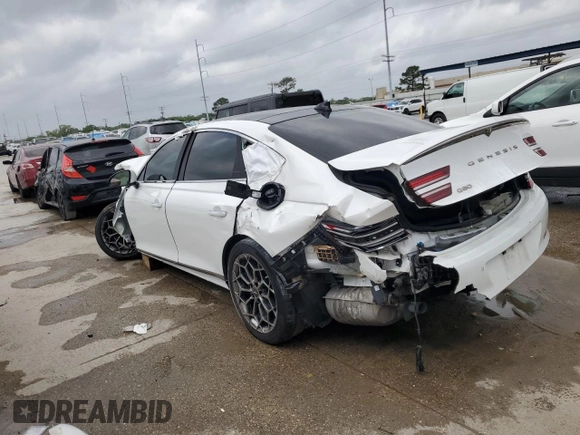 2021 Genesis G80 2.5T z VIN KMTGB4SC6MU067144, wystawiony jako Copart lot #51370875 z przebiegiem Nie podano mil oraz Szkoda całkowita • Salvage title. Historia ofert i sprzedaży dostępna na DreamBid. Obrazek 2.