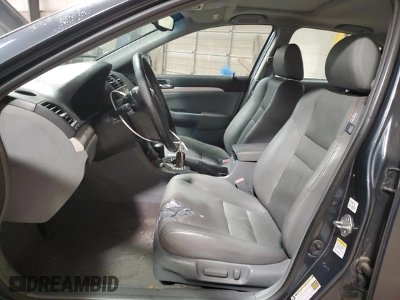2004 Acura TSX with VIN JH4CL96834C026570, listed as a Copart auction lot 57438495 with 195,187 mi miles and Salvage title. Bid and sale history available at DreamBid. Image 7.