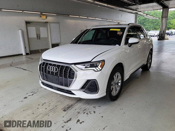 2023 Audi Q3 S line Premium with VIN WA1DECF39P1103194, listed as a IAAI auction lot 42734533 with 44,347 mi miles and . Bid and sale history available at DreamBid. Image 16.