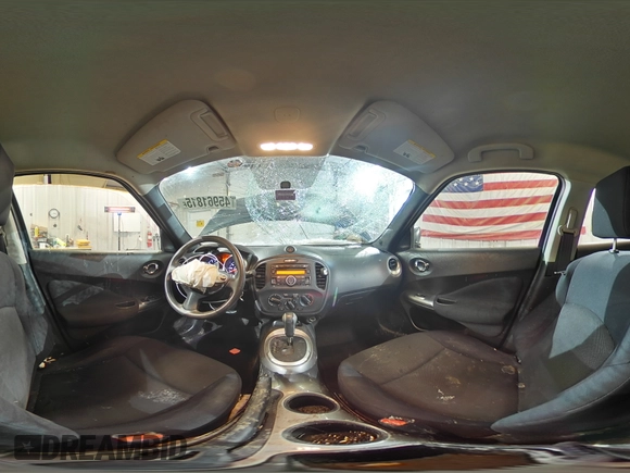 2014 Nissan Juke S with VIN JN8AF5MVXET480872, listed as a Copart auction lot 45961815 with 121,154 mi miles and Salvage Title. Bid and sale history available at carsss.com. Image 13.