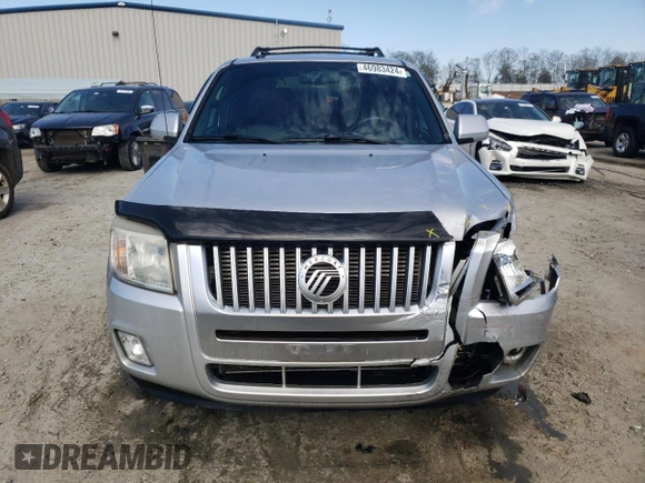 2010 Mercury Mariner Premier with VIN 4M2CN8HG9AKJ25139, listed as a Copart auction lot 46983424 with 196,403 mi miles and Salvage Title. Bid and sale history available at carsss.com. Image 5.