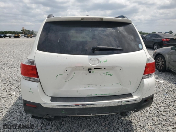 2011 Toyota Highlander with VIN 5TDZK3EH6BS026944, listed as a Copart auction lot 50164615 with 145,892 mi miles and Salvage Title. Bid and sale history available at carsss.com. Image 6.