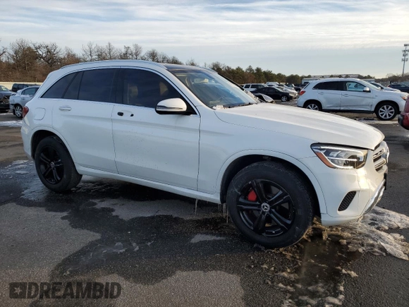 2020 Mercedes-Benz GLC with VIN WDC0G8EB2LF726006, listed as a Copart auction lot 89279685 with 80,857 mi miles and Non Repairable. Bid and sale history available at carsss.com. Image 4.