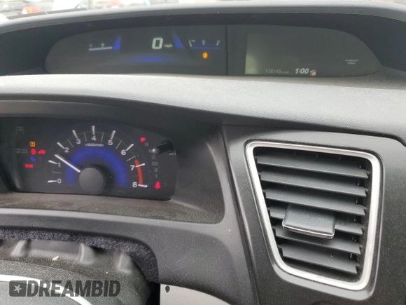 2013 Honda Civic EX with VIN 19XFB2F82DE269658, listed as a Copart auction lot 53803815 with 118,140 mi miles and Salvage Title. Bid and sale history available at DreamBid. Image 9.