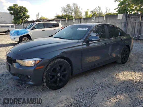 2015 BMW 3 Series 320i xDrive with VIN WBA3C3G53FNT53428, listed as a Copart auction lot 54406035 with 105,719 mi miles and Salvage Title. Bid and sale history available at carsss.com. Image 1.