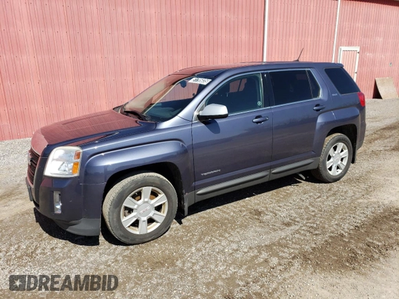 2013 GMC Terrain SLE with VIN 2GKFLREK5D6280421, listed as a Copart auction lot 51795035 with 169,119 mi miles and Clean Title. Bid and sale history available at carsss.com. Image 1.