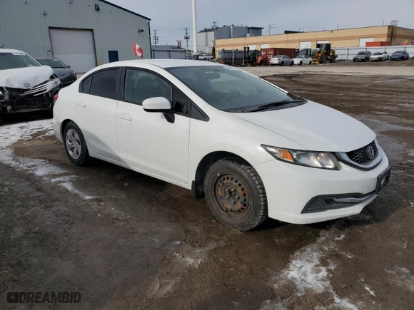 2014 Honda Civic Sedan LX with VIN 2HGFB2F48EH023640, listed as a Copart auction lot 88849735 with 161,007 mi miles and Clean Title. Bid and sale history available at carsss.com. Image 4.