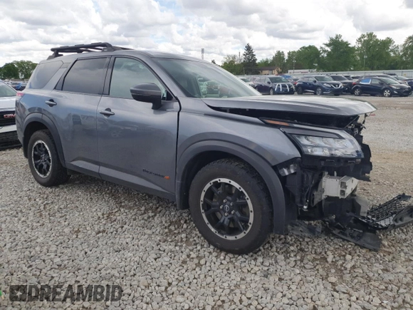 2023 Nissan Pathfinder SV z VIN 5N1DR3BD4PC274458, wystawiony jako Copart lot #56911285 z przebiegiem Nie podano mil oraz Szkoda całkowita • Salvage title. Historia ofert i sprzedaży dostępna na DreamBid. Obrazek 4.