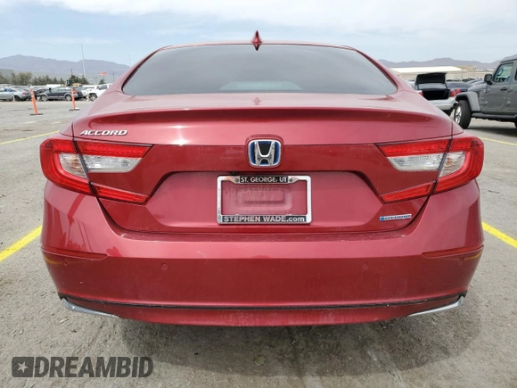 2022 Honda Accord EX-L with VIN 1HGCV3F50NA007181, listed as a Copart auction lot 50923265 with 79,522 mi miles and Salvage title. Bid and sale history available at DreamBid. Image 6.