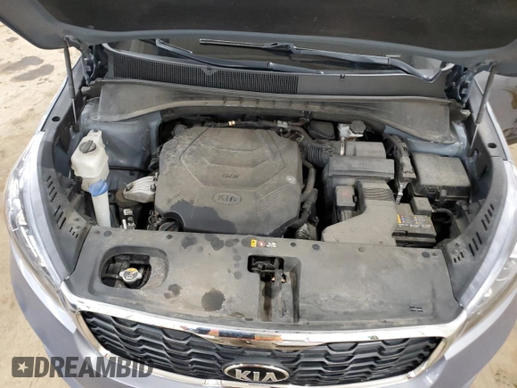 2020 Kia Sorento LX V6 with VIN 5XYPG4A5XLG613172, listed as a Copart auction lot 49513745 with 120,142 mi miles and Salvage Title. Bid and sale history available at carsss.com. Image 13.