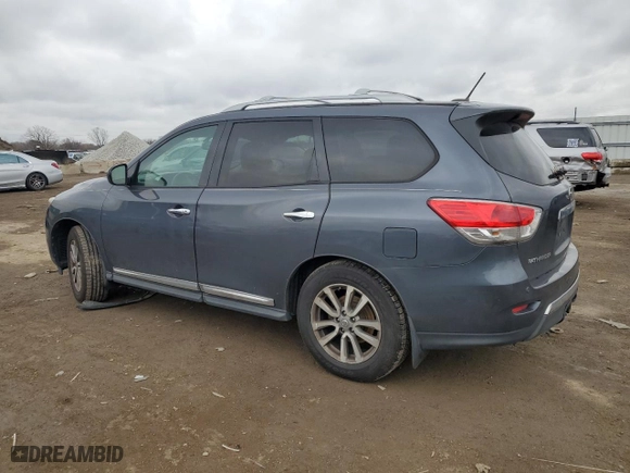 2013 Nissan Pathfinder SL with VIN 5N1AR2MM2DC611943, listed as a Copart auction lot 85947404 with 267,756 mi miles and Salvage Title. Bid and sale history available at carsss.com. Image 2.