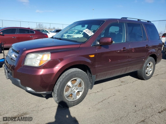 2007 Honda Pilot EX with VIN 5FNYF28427B030150, listed as a Copart auction lot 49239875 with 154,712 mi miles and Salvage Title. Bid and sale history available at carsss.com. Image 1.