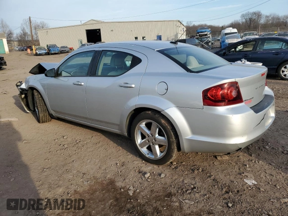 2012 Dodge Avenger SE with VIN 1C3CDZAB5CN153359, listed as a Copart auction lot 46983825 with 180,264 mi miles and Salvage Title. Bid and sale history available at DreamBid. Image 2.