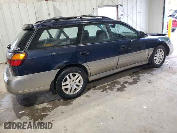 2001 Subaru Legacy Outback with VIN 4S3BH675617678847, listed as a Copart auction lot 57560975 with 170,686 mi miles and Salvage title. Bid and sale history available at DreamBid. Image 3.