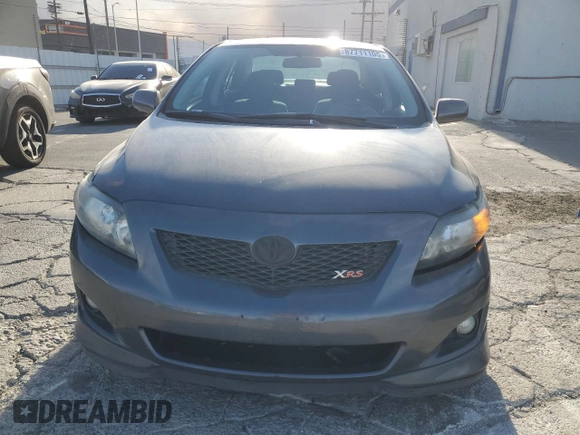 2009 Toyota Corolla XRS with VIN 1NXBE40E59Z136994, listed as a Copart auction lot 87711105 with 114,254 mi miles and Salvage Title. Bid and sale history available at carsss.com. Image 5.