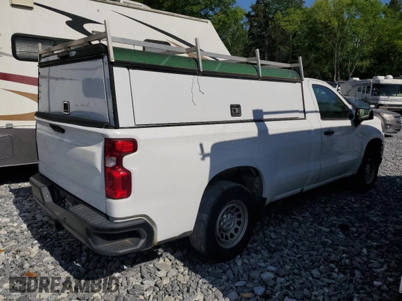 2019 Chevrolet Silverado 1500 Work Truck with VIN 3GCNWAEF5KG189198, listed as a Copart auction lot 52337305 with 122,894 mi miles and Clean Title. Bid and sale history available at DreamBid. Image 3.