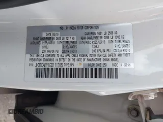 2016 Mazda CX-9 Sport z VIN JM3TCABY1G0111316, wystawiony jako IAAI lot #42085945 z przebiegiem 98 691 mil mil oraz . Historia ofert i sprzedaży dostępna na DreamBid. Obrazek 9.