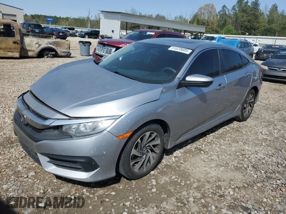 2018 Honda Civic EX with VIN 19XFC2F76JE035832, listed as a Copart auction lot 51020685 with Not Provided miles and Salvage Title. Bid and sale history available at DreamBid. Image 1.