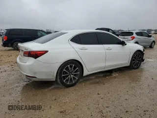 2015 Acura TLX V6 Tech with VIN 19UUB2F53FA023559, listed as a Copart auction lot 46405845 with 172,564 mi miles and Salvage Title. Bid and sale history available at carsss.com. Image 3.