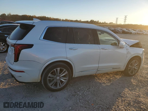 2022 Cadillac XT6 Premium Luxury with VIN 1GYKPCRS6NZ148919, listed as a Copart auction lot 81642934 with 36,015 mi miles and Salvage title. Bid and sale history available at DreamBid. Image 3.