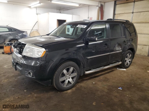 2012 Honda Pilot Touring with VIN 5FNYF4H98CB055927, listed as a Copart auction lot 48864795 with 183,004 mi miles and Salvage Title. Bid and sale history available at carsss.com. Image 1.