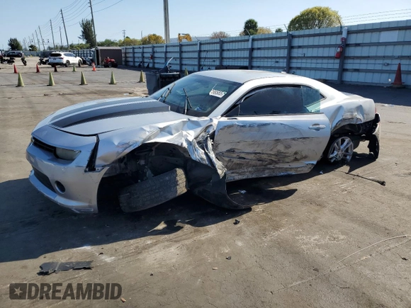 2014 Chevrolet Camaro LS с VIN 2G1FA1E33E9273326, выставлен на аукционе Copart как лот 53258585 с пробегом 143 258 миль миль и Списание • Salvage title. История ставок и продаж доступна на DreamBid. Изображение 1.
