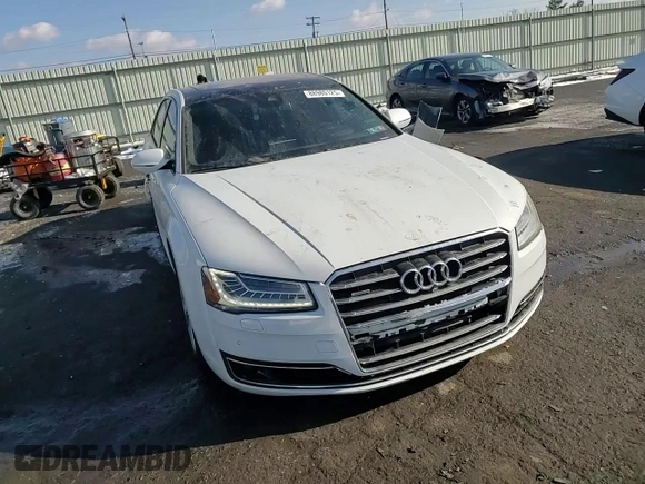 2016 Audi A8 3.0T with VIN WAU34AFD7GN008642, listed as a Copart auction lot 88980125 with 78,861 mi miles and Salvage title. Bid and sale history available at DreamBid. Image 11.