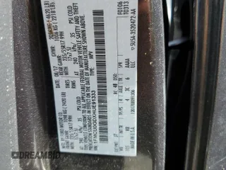 2017 Ford Escape SE z VIN 1FMCU0GDXHUE91333, wystawiony jako Copart lot #82061644 z przebiegiem Nie podano mil oraz Nie do naprawy • Non repairable. Historia ofert i sprzedaży dostępna na DreamBid. Obrazek 13.