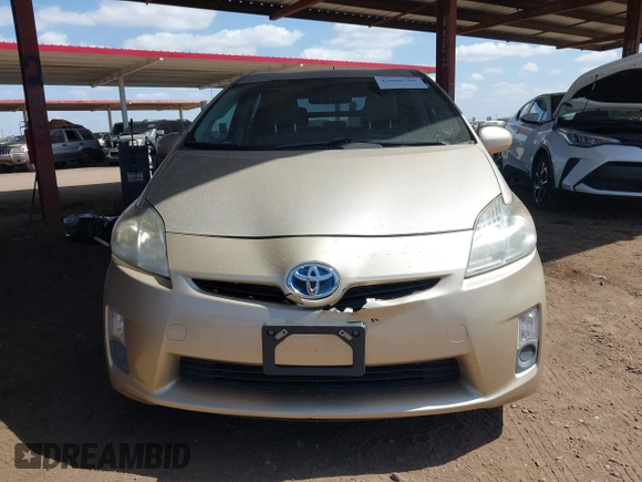 2010 Toyota Prius II with VIN JTDKN3DU9A0160436, listed as a IAAI auction lot 42068708 with 172,664 mi miles. Bid and sale history available at carsss.com. Image 6.
