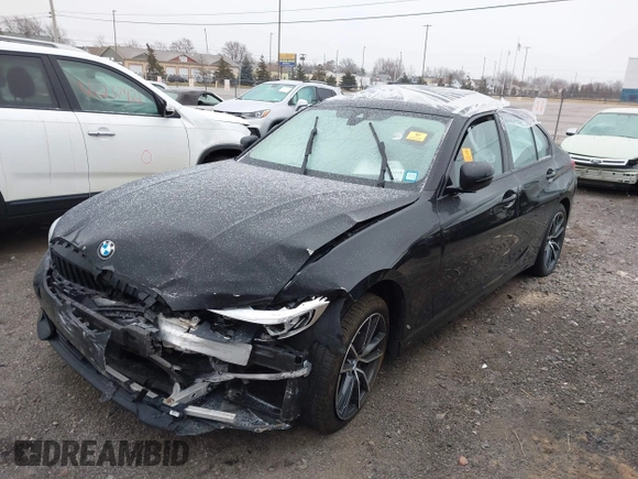 2020 BMW 3 Series 330i xDrive with VIN WBA5R7C08LFH44012, listed as a IAAI auction lot 41252675 with 57,486 mi miles. Bid and sale history available at carsss.com. Image 6.