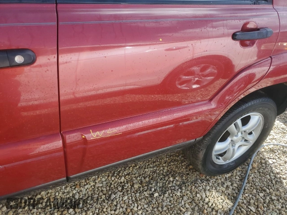 2005 Kia Sportage LX with VIN KNDJF723057131284, listed as a Copart auction lot 74563624 with Not Provided miles and Non Repairable. Bid and sale history available at carsss.com. Image 13.