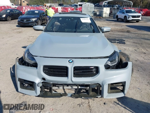 2024 BMW M2 with VIN 3MF13DM00R8E88847, listed as a IAAI auction lot 41889255 with 1 mi miles. Bid and sale history available at carsss.com. Image 12.
