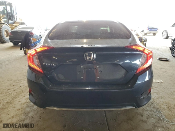 2020 Honda Civic Sedan LX with VIN 2HGFC2F62LH552254, listed as a Copart auction lot 46882845 with 48,967 mi miles and Salvage Title. Bid and sale history available at carsss.com. Image 6.