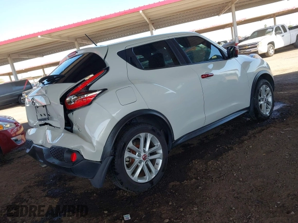 2016 Nissan Juke S with VIN JN8AF5MRXGT600255, listed as a IAAI auction lot 41969449 with 90,125 mi miles. Bid and sale history available at carsss.com. Image 4.