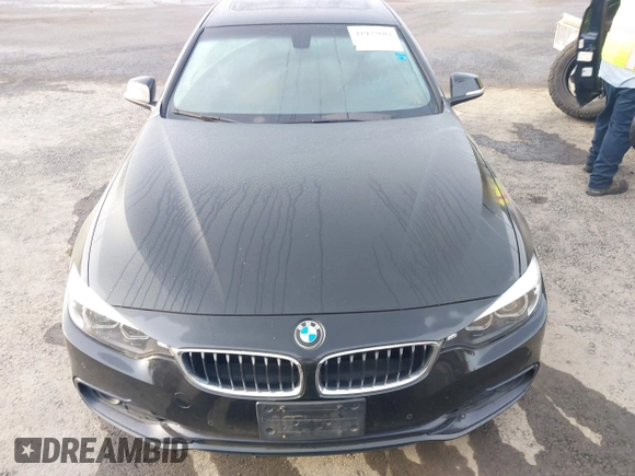 2019 BMW 4 Series 430i with VIN WBA4J1C53KBM17029, listed as a IAAI auction lot 41933607 with 54,107 mi miles and . Bid and sale history available at DreamBid. Image 13.