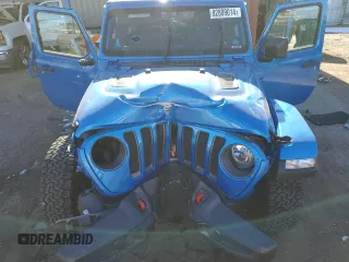 2021 Jeep Wrangler Rubicon with VIN 1C4HJXCG9MW794033, listed as a Copart auction lot 82809014 with 30,590 mi miles and Salvage title. Bid and sale history available at DreamBid. Image 12.
