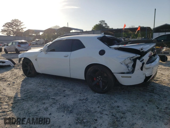 2021 Dodge Challenger SRT Hellcat with VIN 2C3CDZC95MH585857, listed as a Copart auction lot 52012375 with Not Provided miles and Salvage Title. Bid and sale history available at DreamBid. Image 2.