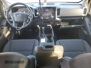 2023 Nissan Frontier SV with VIN 1N6ED1FK5PN613136, listed as a Copart auction lot 82491094 with 24,725 mi miles and Salvage Title. Bid and sale history available at carsss.com. Image 8.