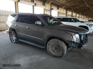 2018 Cadillac Escalade Luxury with VIN 1GYS4BKJ1JR206885, listed as a Copart auction lot 63060664 with 917,423 mi miles and Salvage Title. Bid and sale history available at carsss.com. Image 4.