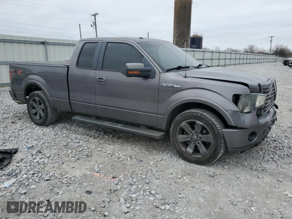 2011 Ford F-150 XL with VIN 1FTFX1CF1BKD17398, listed as a Copart auction lot 44451885 with 194,148 mi miles and Salvage Title. Bid and sale history available at carsss.com. Image 4.