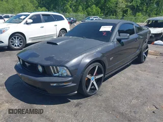 2007 Ford Mustang GT Deluxe with VIN 1ZVFT82H575237242, listed as a IAAI auction lot 42011930 with 223,858 mi miles. Bid and sale history available at carsss.com. Image 20.