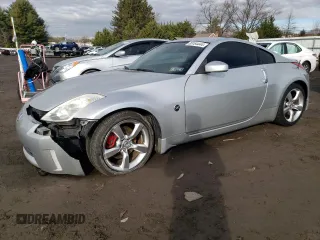 2008 Nissan 350Z Touring with VIN JN1BZ34D98M703570, listed as a Copart auction lot 85164444 with 163,144 mi miles and Salvage Title. Bid and sale history available at DreamBid. Image 1.